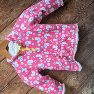 Pink ducks Frugi snuggle fleece
